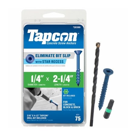 Itw 75PK 14x225 Anchor 28380